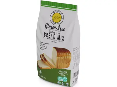 Other bread products Gluten-Free Bread Mix Low-poly 3D model