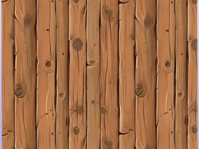 Stylized Wood Seamless Texture Texture