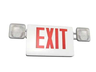  Exit Sign 3D model
