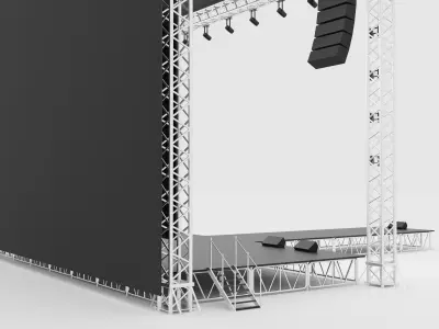 Concert Stage 09 3D model