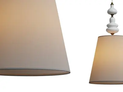 Pendant lamp Freya FR2038PL-01BS Low-poly 3D model