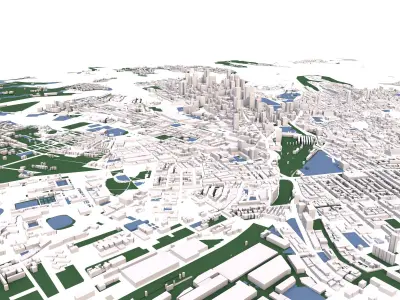 Sydney City Australia 3D model