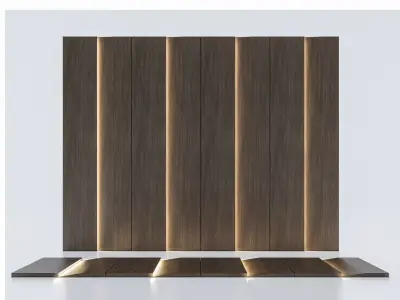 Decorative Wall Panel 3D wall panel 3d panel Free 3D model