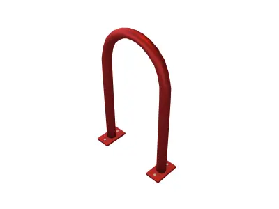 Hoop Rack v1 006 Low-poly 3D model