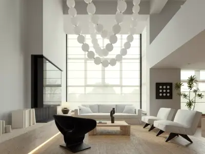 3D model of modern villa  3D model