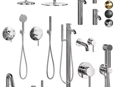 Kludi Bozz Mixer Set 3D model