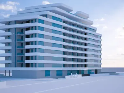 Highrise Building 3D model