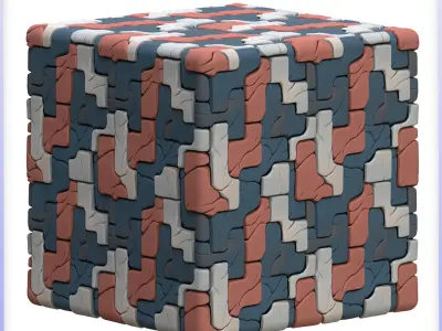 Stylized Stone Floor Seamless Texture Texture 22