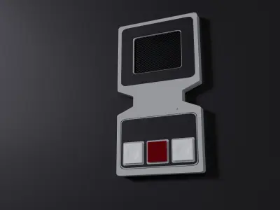 Aliens USS Sulaco Door switch 3D print model