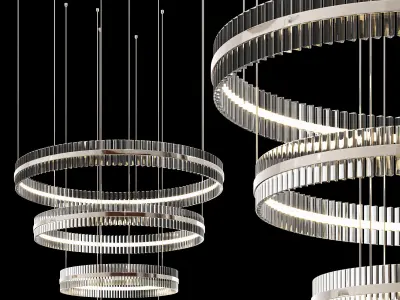 Baroncelli Saturno Chandelier 3D model