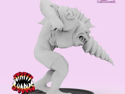Street Sharks Villains - Slash 3D print model