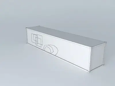 Old and abandoned container Free 3D model