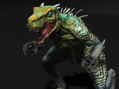 Raptor Animated 3d model  3D model