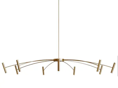 Aerial Chandelier by Sean Lavin from Tech Lighting Medium 3D model