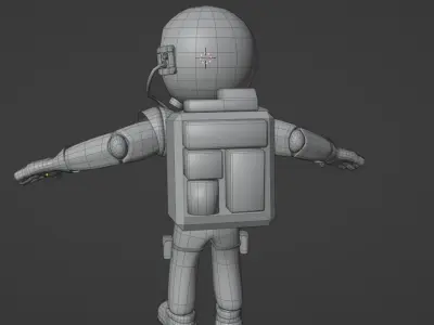 Space Man 3D model
