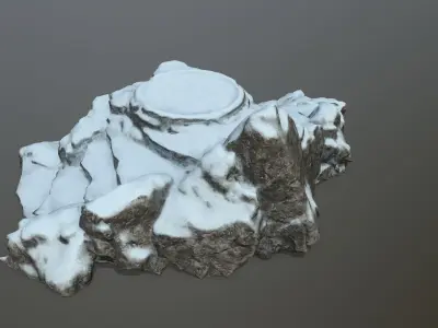 Ladder Ruin Low-poly 3D model shop