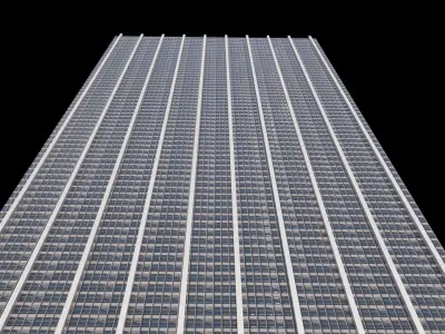 28 Liberty Street - NYC Low-poly 3D model