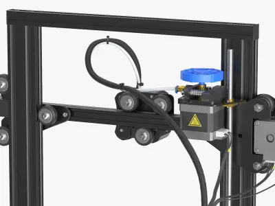  Creality Ender-3 V2 Desktop 3D Printer Black 