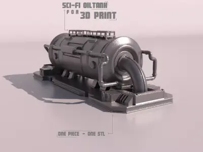 OilTank for 3Dprint 3D print model