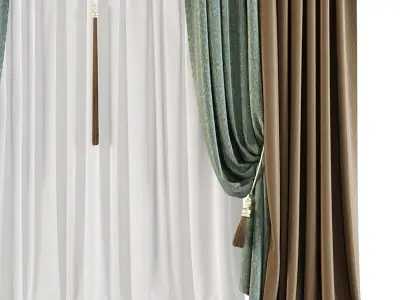 Curtains Set 550 3D model