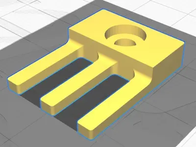 Clip for led strip 3D print model