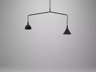 Menu Cast Lamps 3D model