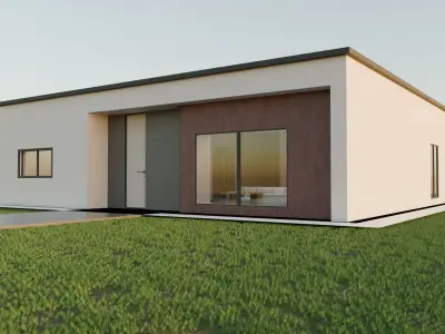 Modern House 3D model 34