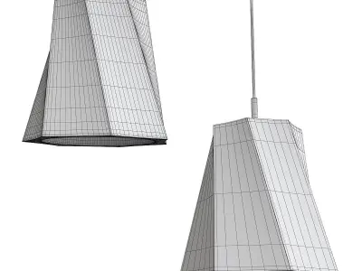 Castle Swing Mini Pendant Light Low-poly 3D model