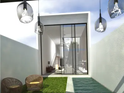 House exterior 3D model 10
