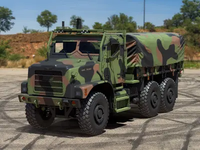  Cargo Truck OshKosh MTVR MK23 with Tent 