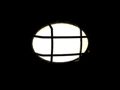 Bulkhead Light Low-poly 3D model