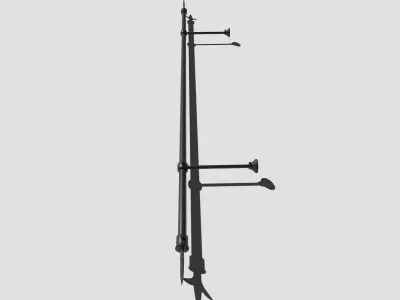 Curtain Rod 3D model