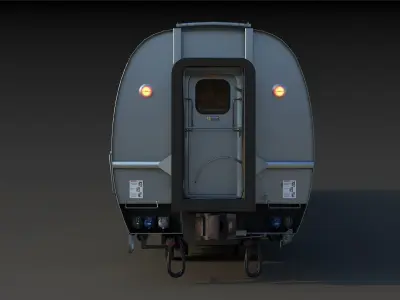 Amfleet 1 Coach Class Low-poly 3D model