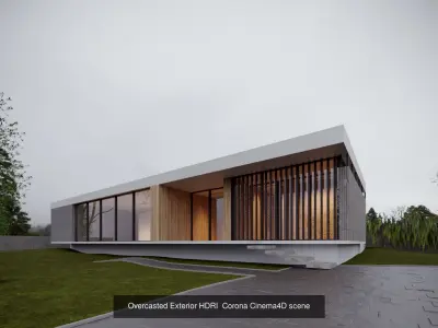 Exterior HDRI Corona Cinema4D scene Collection 3D Model Pack