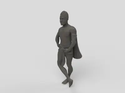 Kedarnath right dwarpal 3D model