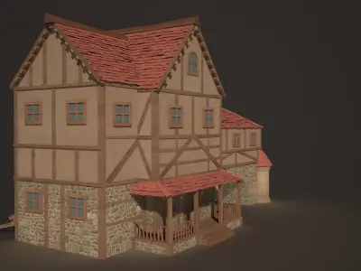 Big Fantasy House 3D model