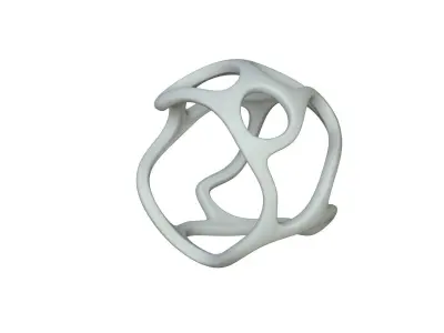 SciFi Cube Object No 34293 Low Poly Shape Texture