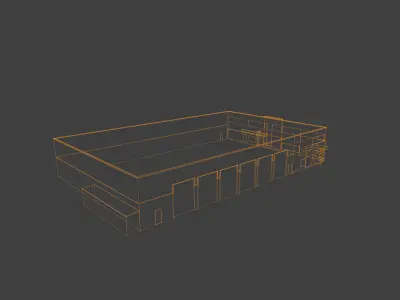 Warehouse 3D model 6