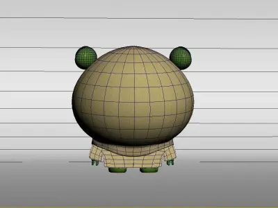 Cute Alien 3D model
