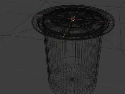 Manhole star wars force awakens cover 3D model