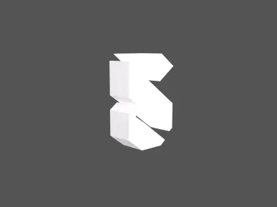 Sci-Fi Number 5 v1 002 Low-poly 3D model