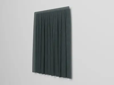 Realistic Curtain Low-poly 3D model