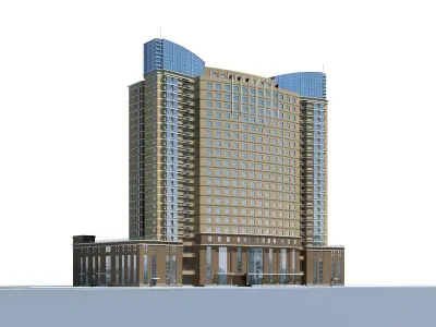 Office Building 3D model 450