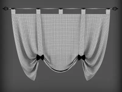 Curtain 3D model 311 Low-poly 3D model