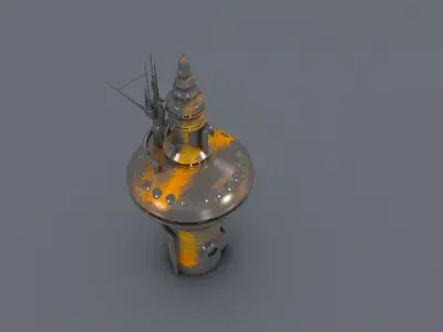 Radio Tower 2076 3D model