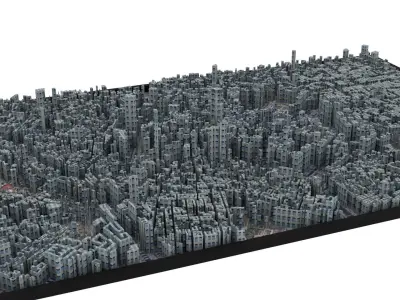 City of Vienna Low-poly 3D model