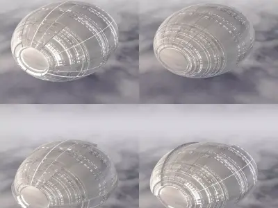 Sci-Fi Spaceship A 003 3D model