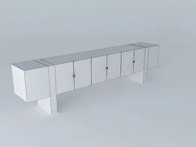 Block Console 1 3D model