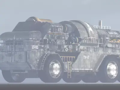 Red Alert 2 Allied Mobile Construction Vihecle 3D model