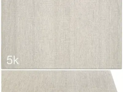 Carpet set 9123 - Hand-knotted Wool Soft Rug - 5k 3D model